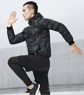 Двусторонняя куртка Xiaomi Uleemark double-sided wear men's down jacket Green-Black XL